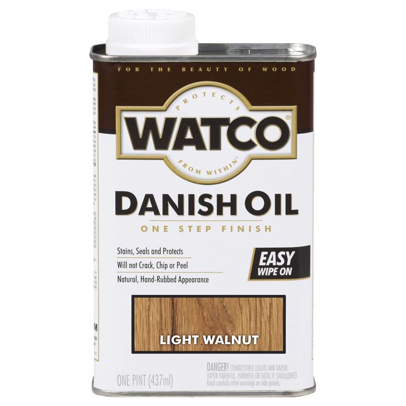 WATCO Transparent Light Walnut Oil-Based Danish Oil 1 pt