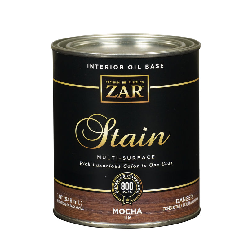 ZAR Semi-Transparent Mocha Oil-Based Polyurethane Wood Stain 1 qt