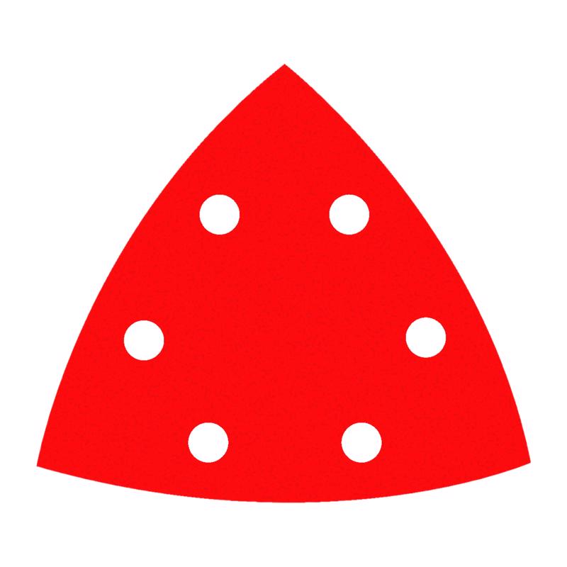 Diablo 3-3/4 in. Ceramic Blend Hook and Lock Triangle Sanding Sheets 120 Grit Medium 10 pk