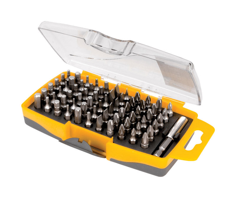 Performance Tool Assorted 1 in. L Driver Bit Set Chrome Vanadium Steel 67 pc