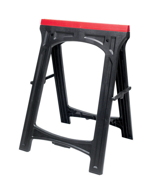 Performance Tool 30 in. H X 22-3/8 in. W X 16-1/2 in. D Adjustable Sawhorse Set 300 lb. cap. 2 pc