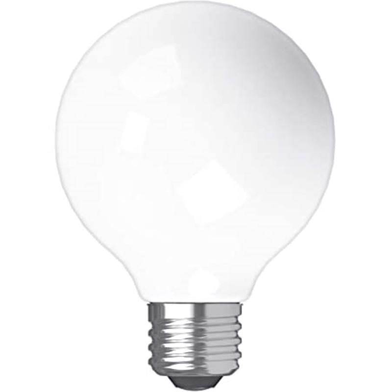 GE G25 E26 (Medium) LED Bulb Soft White 60 Watt Equivalence 2 pk
