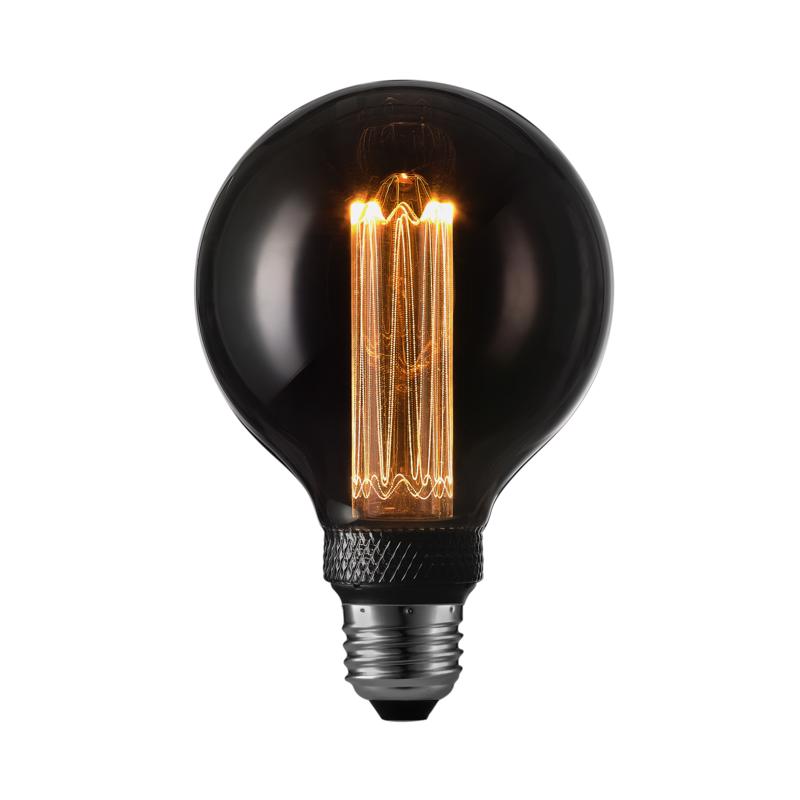 Globe Electric G30 E26 (Medium) LED Bulb Smoke 3 Watt Equivalence 1 pk