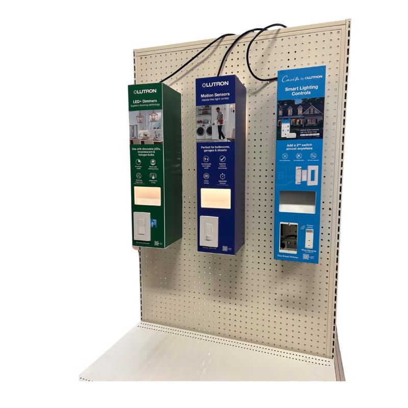 Lutron Multicolored Toggle Interactive Switch/Dimmer Display 1 pk