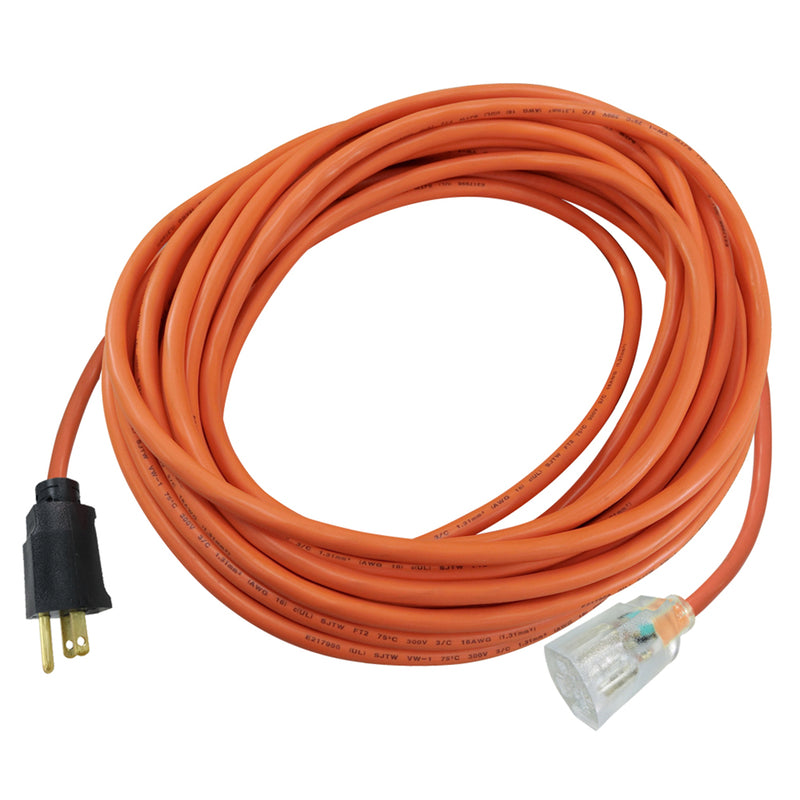 Projex Indoor or Outdoor 50 ft. L Orange Extension Cord 12/3 SJTW