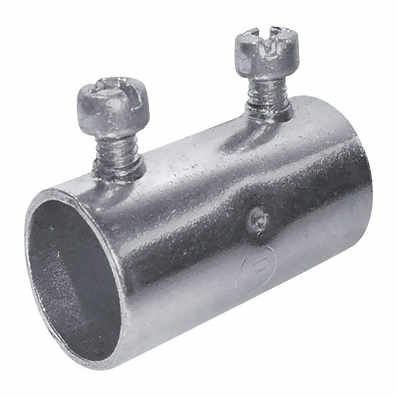 Sigma Engineered Solutions ProConnex 3/4 in. D Zinc-Plated Steel Set Screw Coupling For EMT 1 pk