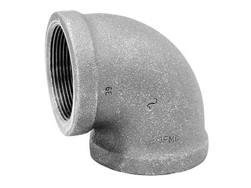 Anvil 2 in. FPT X 2 in. D FPT Black Malleable Iron 90 Degree Elbow