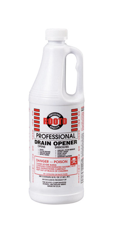 Rooto Professional Liquid Drain Opener 32 oz