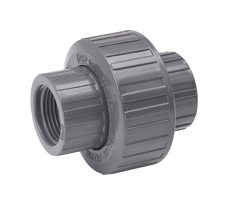B&K ProLine Schedule 80 1-1/2 in. FPT each X 1-1/2 in. D Threaded PVC Union 1 pk