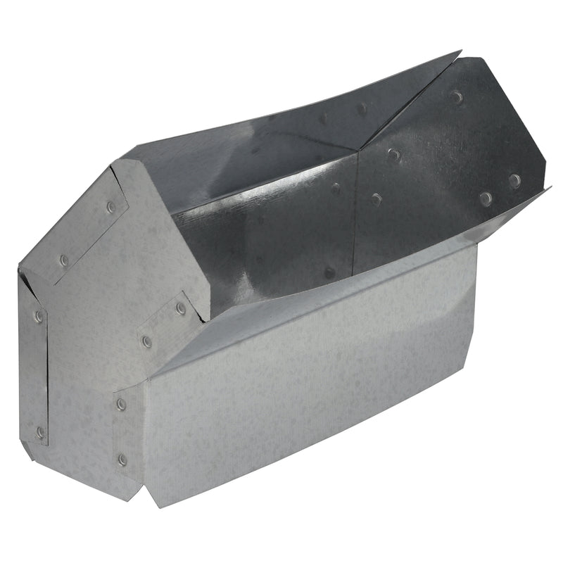 Imperial 3-1/4 in. D X 3-1/4 in. D 45 deg Galvanized Steel Wall Stack Elbow