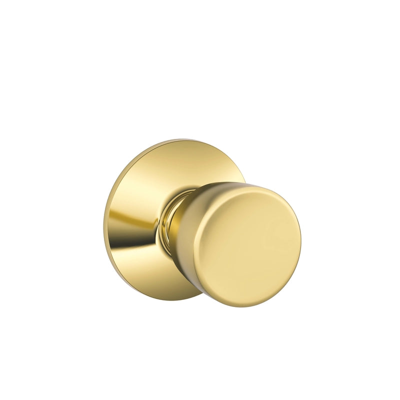 Schlage Bell Classic Bright Brass Privacy Knob Right or Left Handed