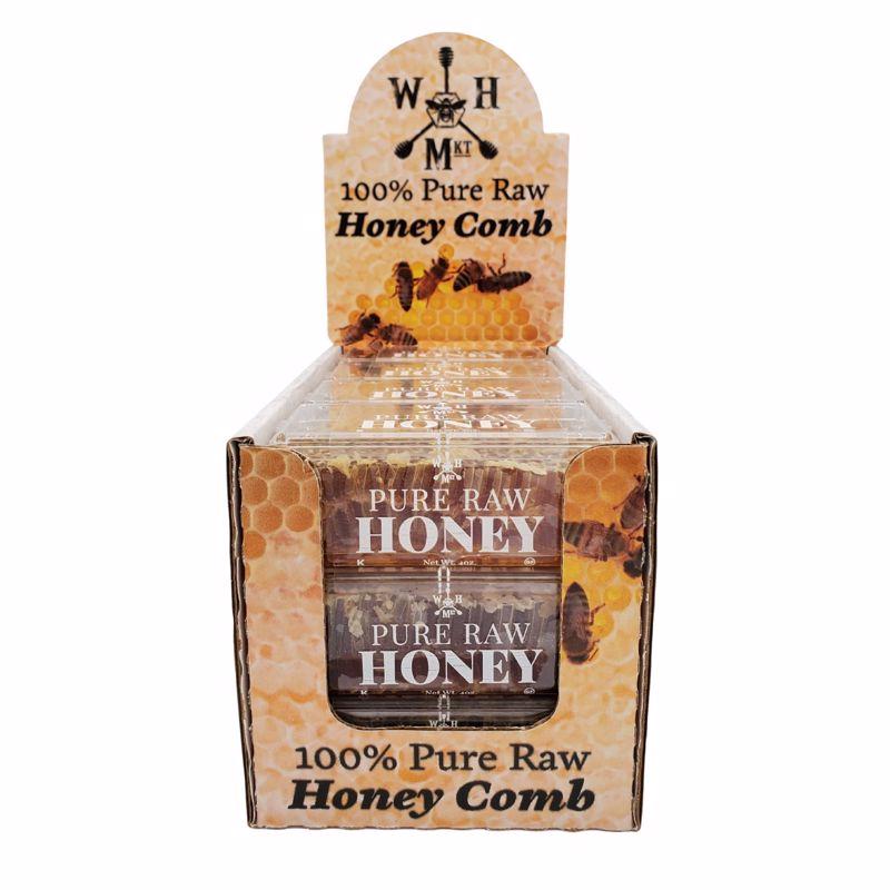 World Honey Market Honey Comb 4 oz Clamshell
