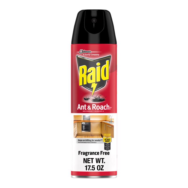 Raid Ant and Roach Killer Aerosol 17.5 oz