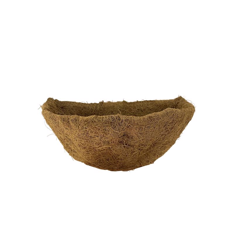 Living Accents 22 in. D Coco Fiber Basket Liner Brown