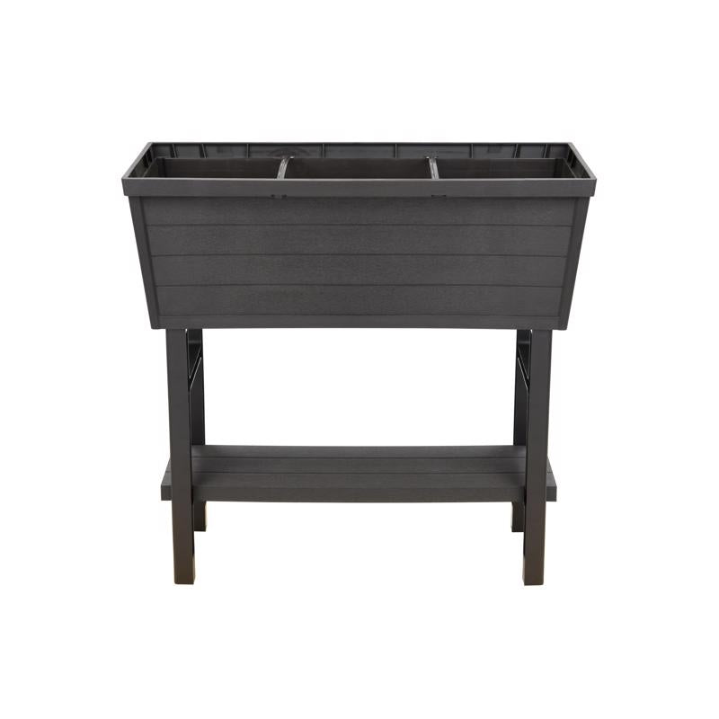 Polymer Outdoor Products 31 in. H PP Plastic Elevated Garden Box Brown