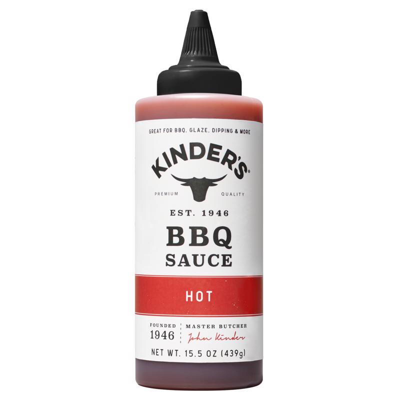 Kinder's Hot BBQ Sauce 15.5 oz