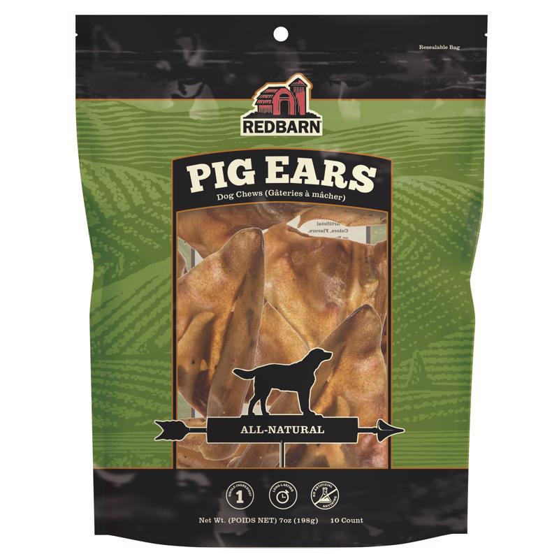 Redbarn Pork Grain Free Pig Ear For Dogs 7 oz 1 pk