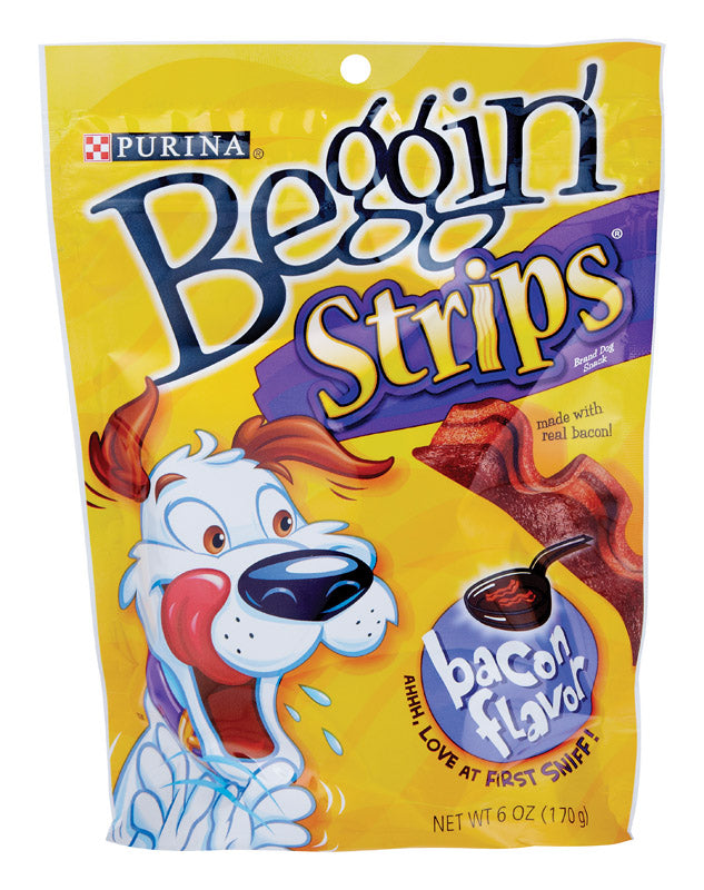 Purina Beggin Strips Bacon Treats For Dog 6 oz 1 pk