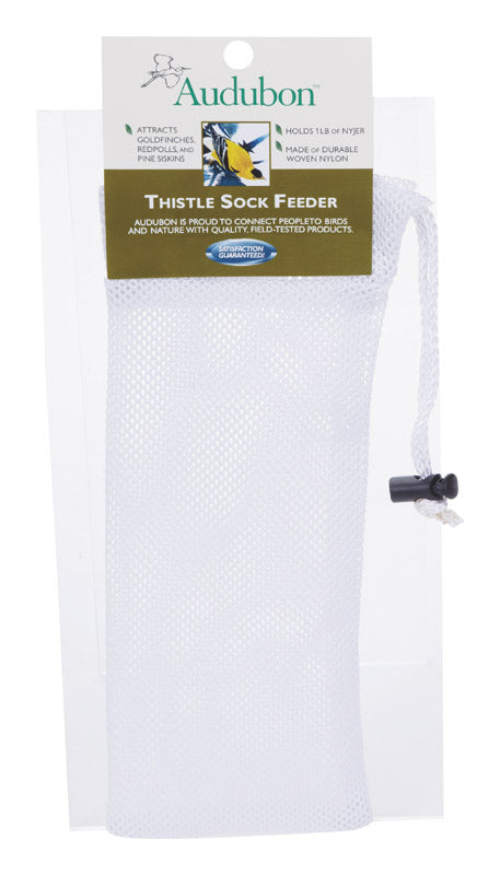 Audubon Finch 1 lb Mesh Thistle Sock Feeder 2 ports