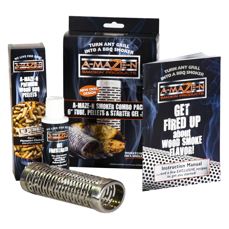 A-MAZE-N Stainless Steel Pellet Smoker Box 9.5 in. L X 2.25 in. W For Weber