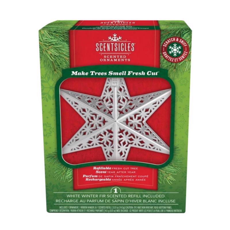 Scentsicles White Star Ornament
