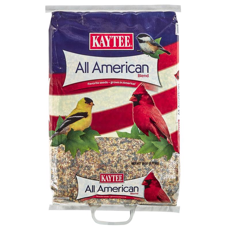 Kaytee All American Assorted Species Black Oil Sunflower Wild Bird Food 18 lb