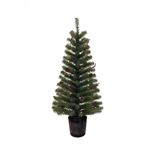 Celebrations 4 ft. Full LED 35 ct Nothern Pine Prelit Color Changing Christmas Tree