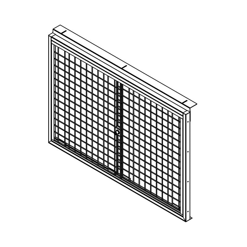 Gondola Security Cage 48"W x 30"H