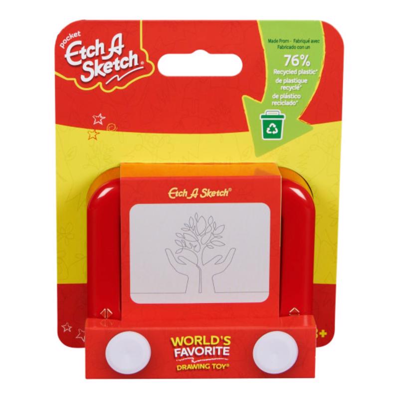 Etch A Sketch Drawing Toy Red/White