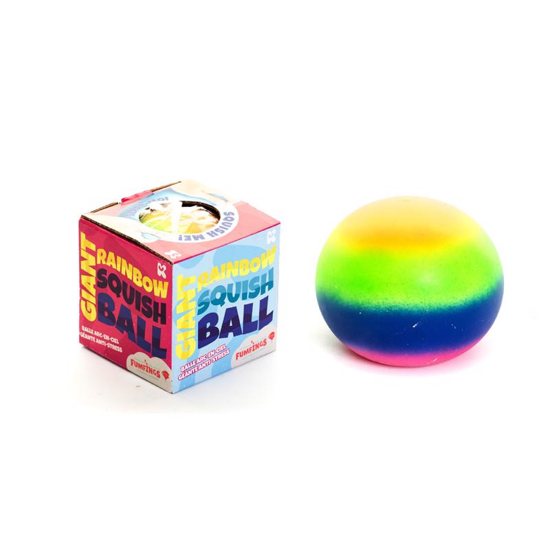 Keycraft Rainbow Large Rainbow Squish Ball Multicolored