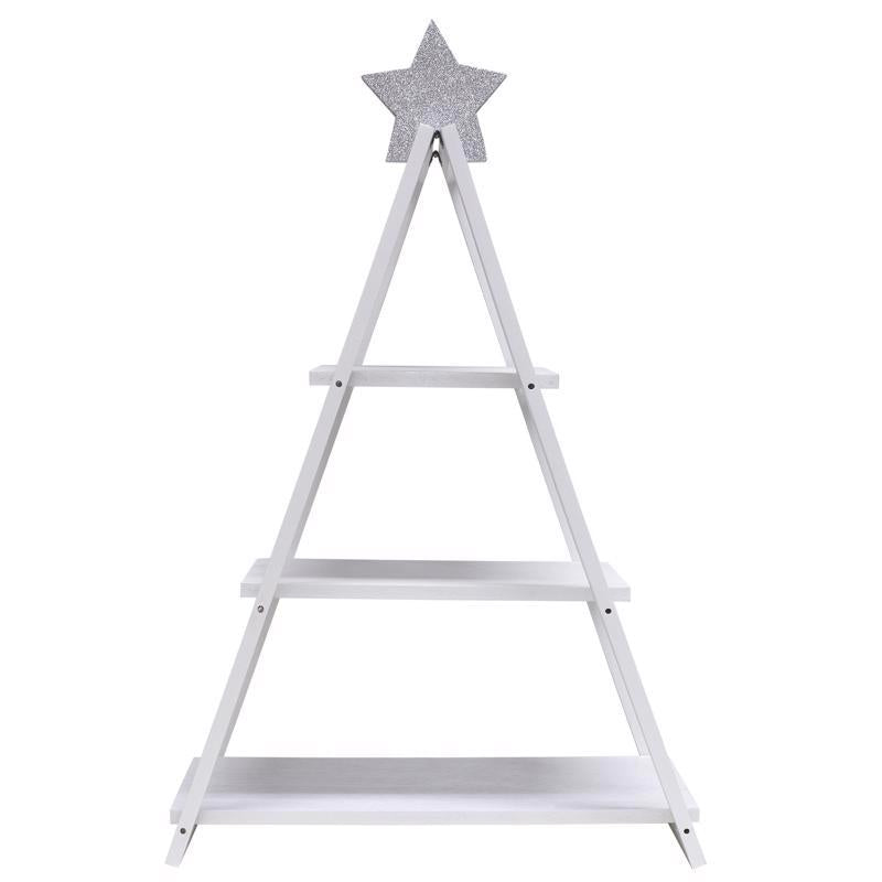 Dyno White 3 Tier Tree Shaped Table Decor 18 in.