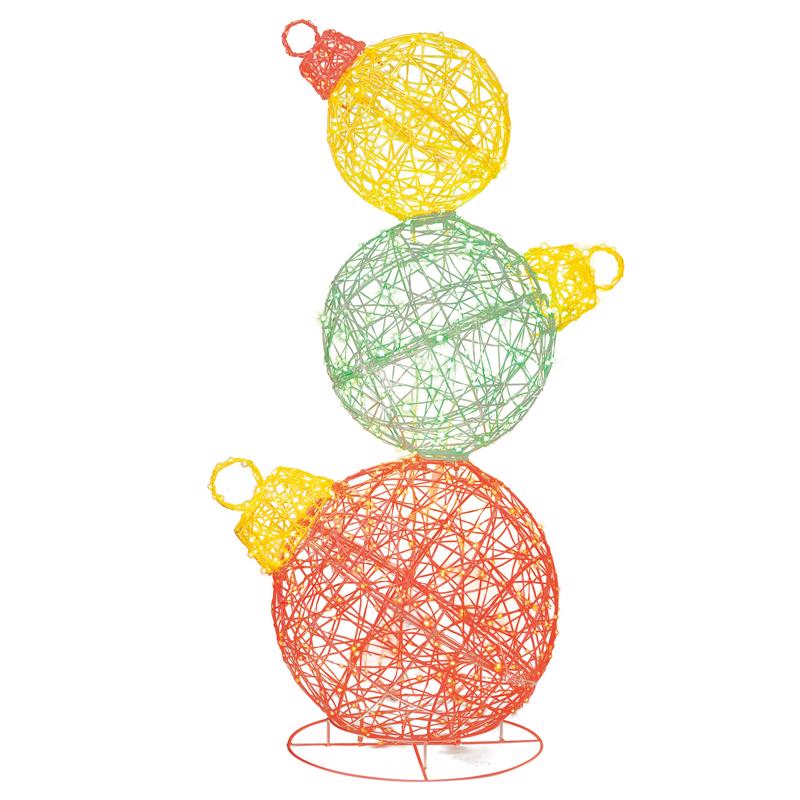 Sienna LED Multi Ornaments 39 in. Yard Decor
