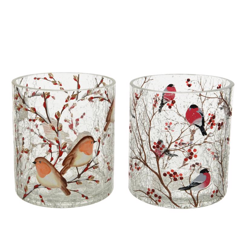 Decoris Tealight Birds Candle Holder 3.94 in.