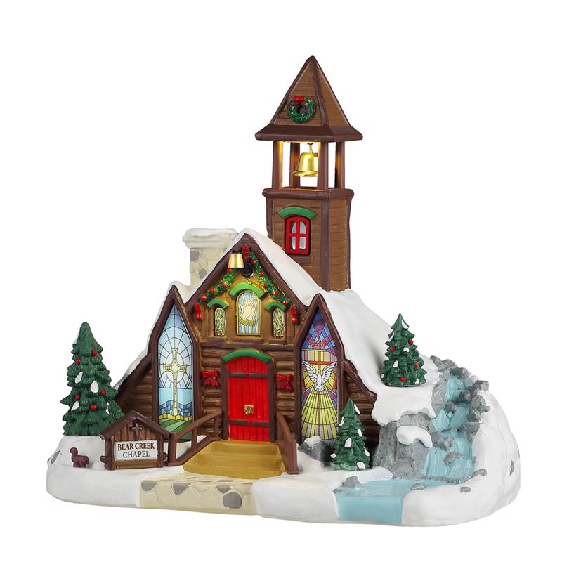 Lemax Bear Creek Chapel Christmas Village