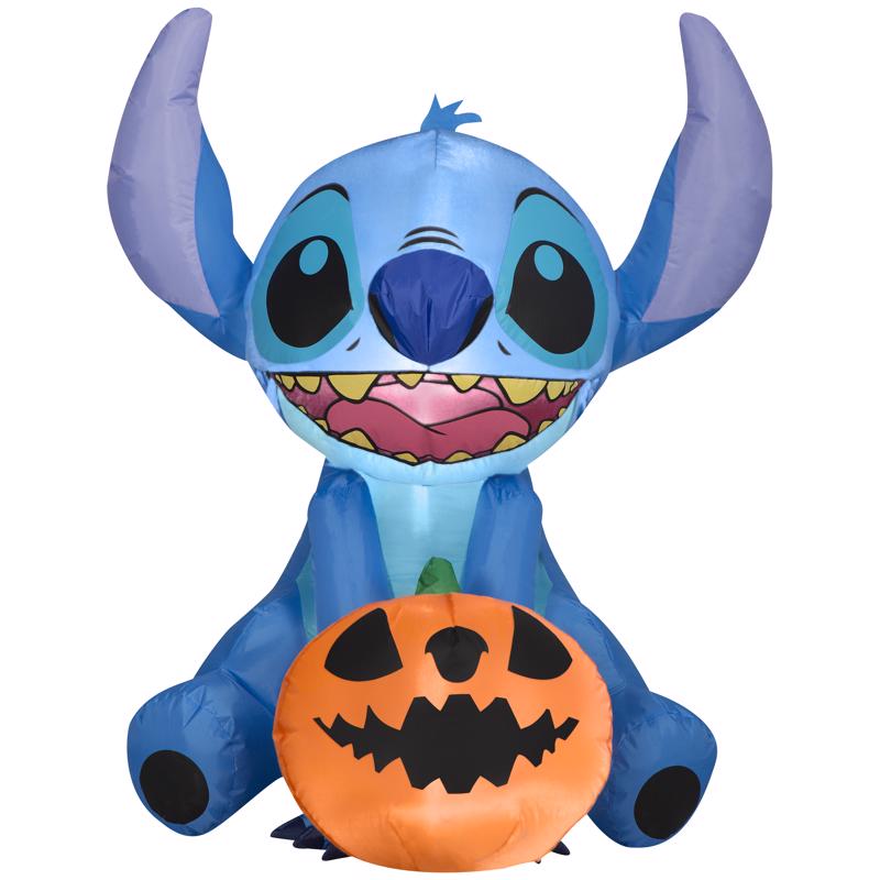 Gemmy 36 ft. Stitch with Jack-O'-Lantern Inflatable