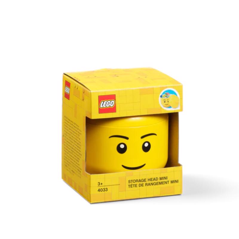 LEGO Mini Boy Storage Head Yellow 1 pc
