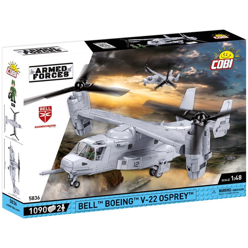 COBI Bell-Boeing V-22 Helicopter Block Set White 1090 pc