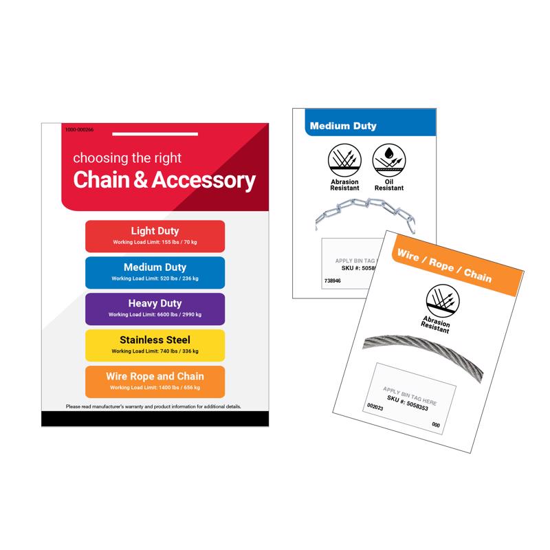 Standard Hardware Sign Kit Chain self-selection