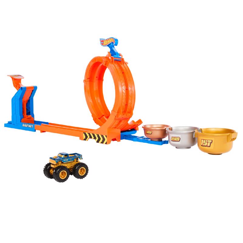 Hot Wheels Loop-And-Flip Trophy Challenge Monster Truck