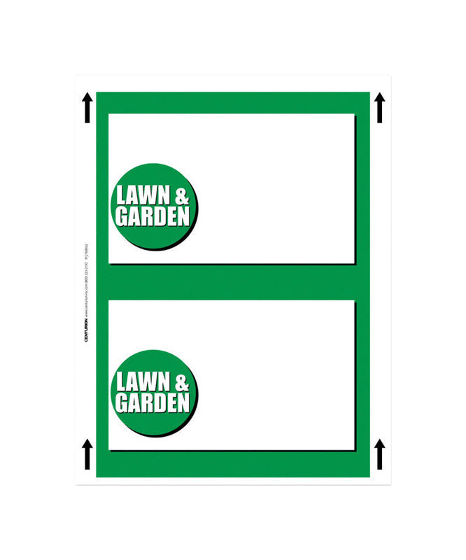 11 in. H X 8.5 in. W Office Supplies/Stationary Sign 100 each