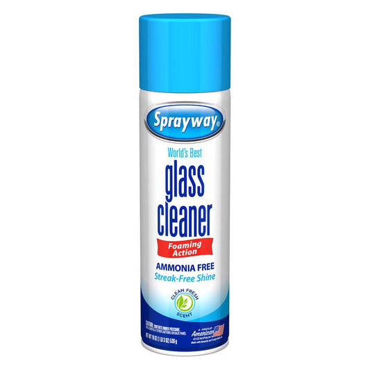 Sprayway Fresh Scent Glass Cleaner 19 oz Foam