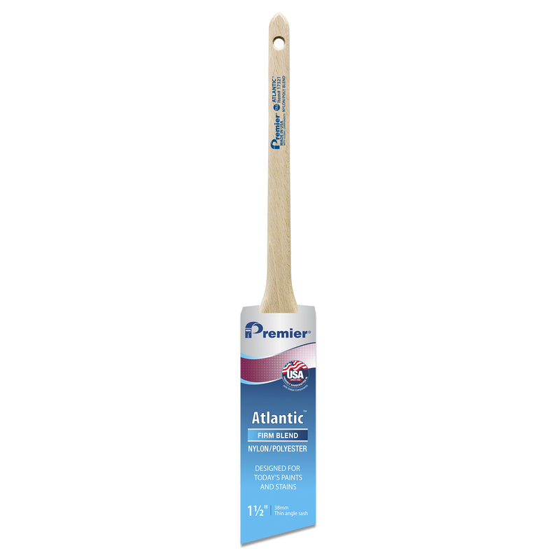 Premier Atlantic 1-1/2 in. Firm Thin Angle Paint Brush