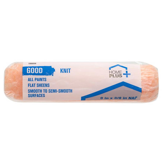 Home Plus Good Polyester Knit 9 in. W X 3/8 in. Paint Roller Cover 1 pk