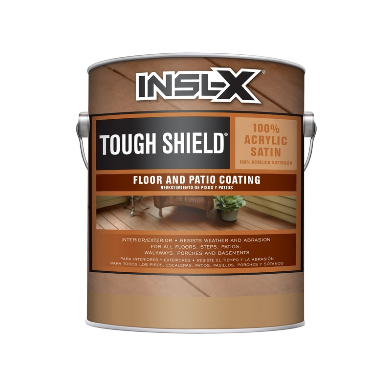 Insl-X Tough Shield Satin Light Gray Water-Based Floor and Patio Coating 1 gal