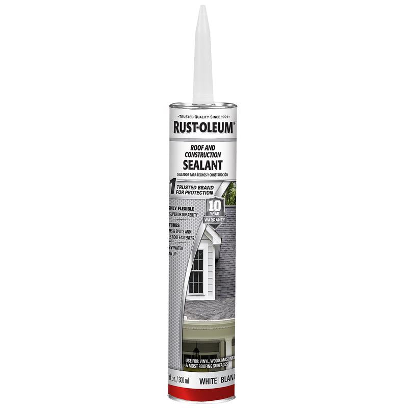 Rust-Oleum White Elastomeric Acrylic Roof Sealant 10.1 oz