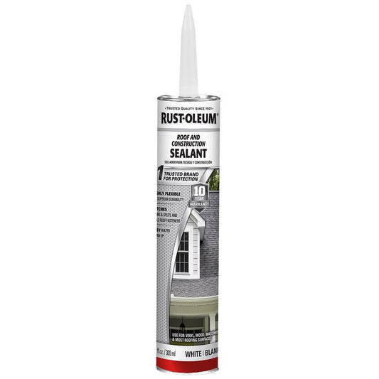 Rust-Oleum White Elastomeric Acrylic Roof Sealant 10.1 oz