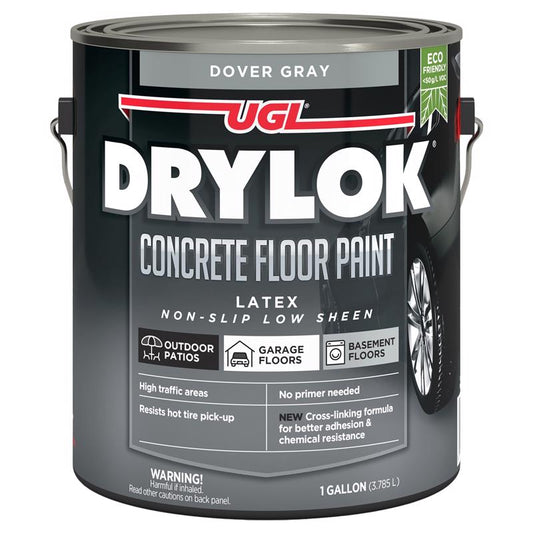 Drylok UGL Flat Dover Gray Latex-Based Latex Concrete Floor Paint 1 gal