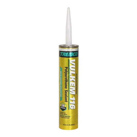 Vulkem 116 Limestone Polyurethane Window and Door Caulk Sealant 10.1 fl. oz.