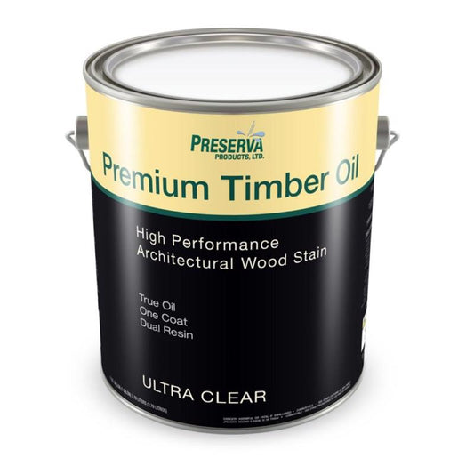 Preserva Wood Premium Transparent Matte Ultra Clear Oil-Based Alkyd Penetrating Timber Oil 1 gal