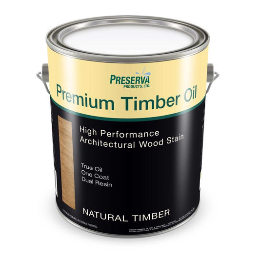 Preserva Wood Premium Transparent Matte Natural Timber Oil-Based Alkyd Penetrating Timber Oil 1 gal